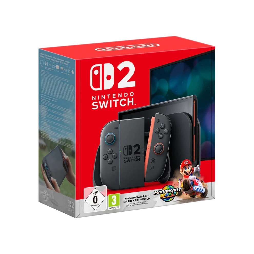 Nintendo Switch 2 Mario Kart + PS5 Slim Bundle – 599 USD – 1 Year Warranty